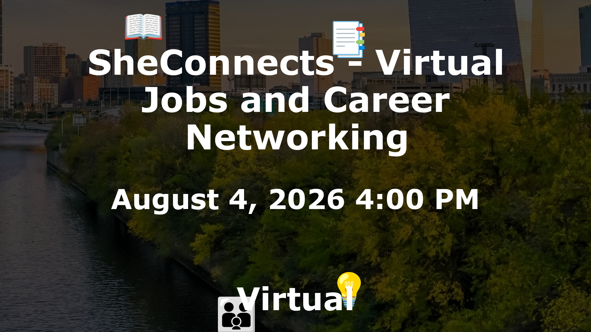 SheConnects - Virtual Jobs and Career Networking event image